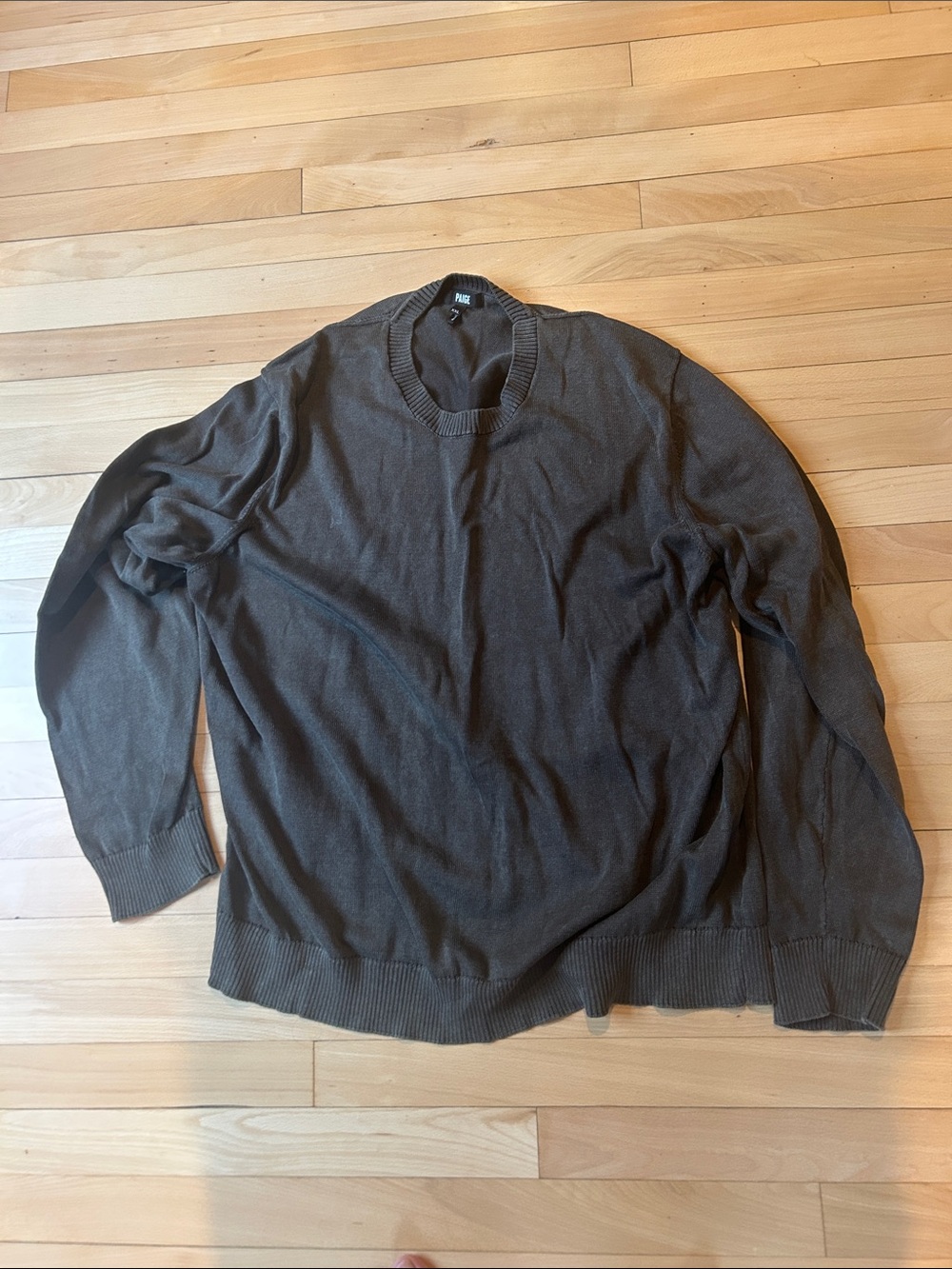 Paige olive green sweater
